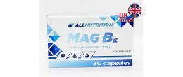 Magnesium Citrate Capsules, MAG B6 Allnutrition MAGNESIUM B6