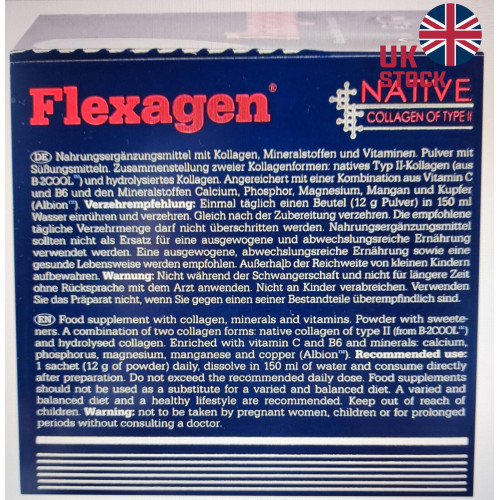 FLEXAGEN,OLIMP 30x12g COLLAGEN TYPE II  HYDROLYSATE HEALTHY JOINTS