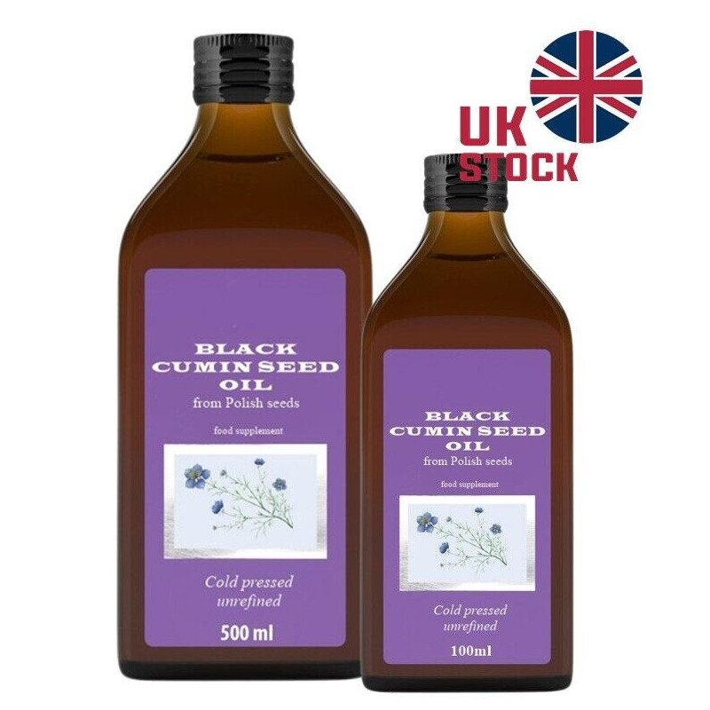 RAW BLACK SEED OIL - Black Cumin (Nigella sativa), Cold Pressed by My Vita