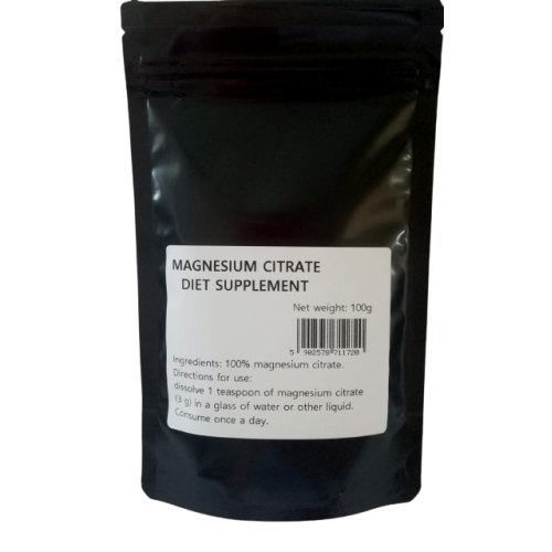 Magnesium Citrate Powder Energy healthy bones & muscles 450mg per serving.