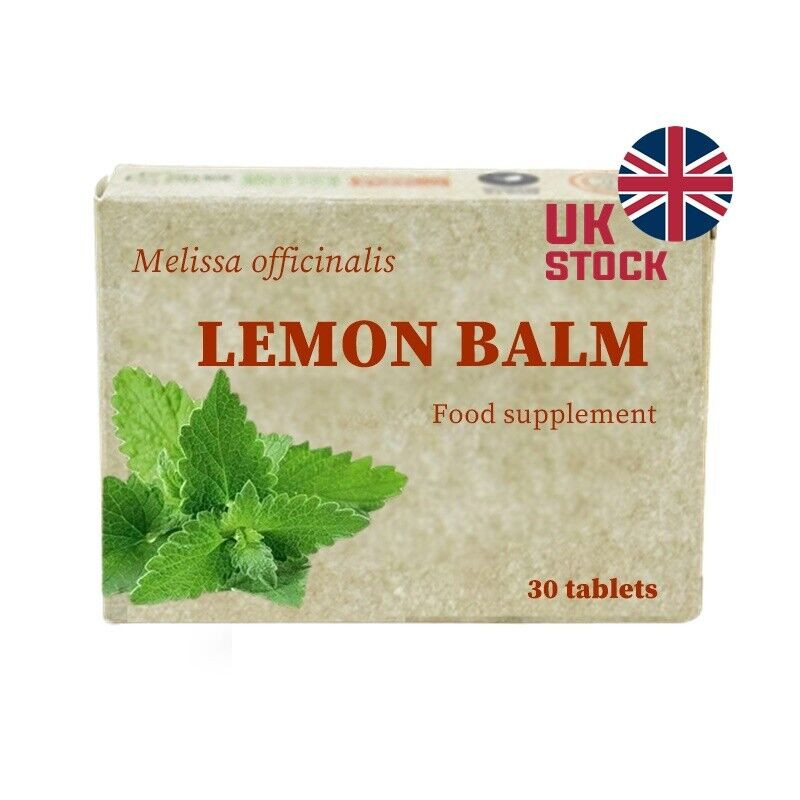 Lemon Balm Extract 30 tabs. 1500mg . Vegan Friendly