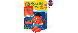 Moller's Omega-3 Jelly Fish Fruity Flavour Brain Immune System