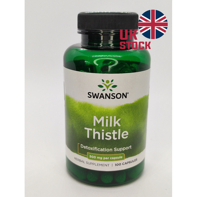 Swanson Milk Thistle Liver Help Capsules 1000mg (per serving)