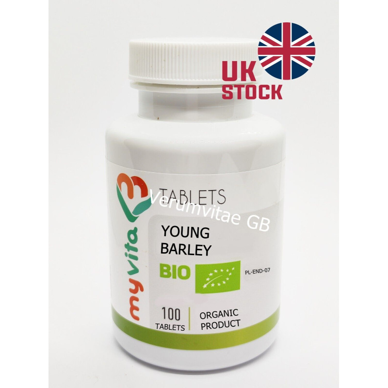 YOUNG GREEN BARLEY BIO TABLETS 500mg by MyVita