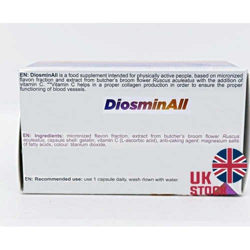 DiosminAll Allnutrition 60caps. for 60days Diosmin Hesperidin