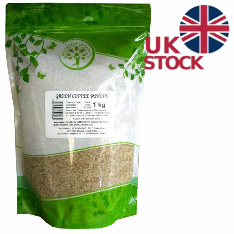 Green Coffee Bean Ground Powder 100% Arabica