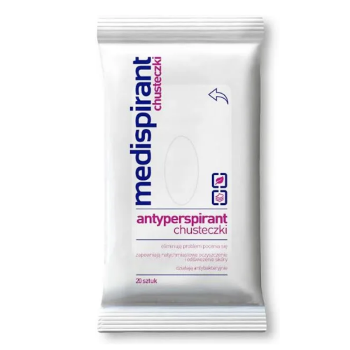 Medispirant, antiperspirant, wipes, 20 pcs.