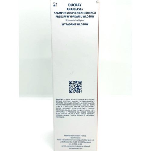 DUCRAY ANAPHASE+ Shampoo Anti Hair Loss