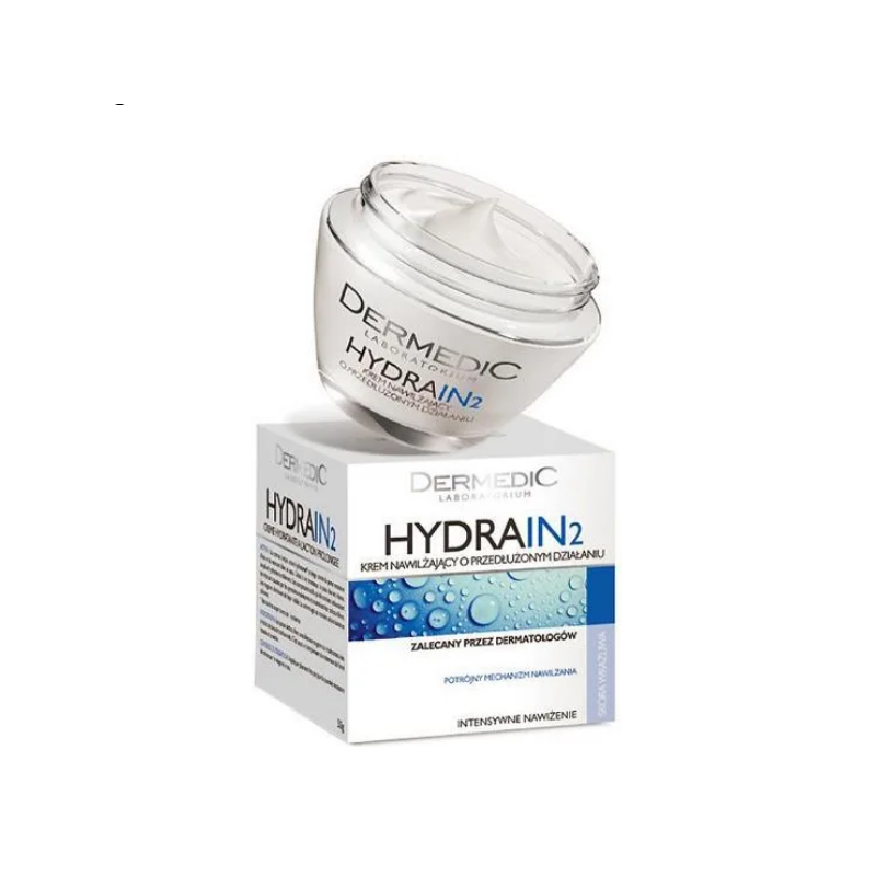 Dermedic HYDRAIN 2 Moisturising Face Cream 50g DRY SKIN Prolonged Hydration