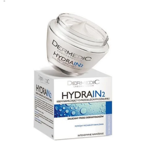 Dermedic HYDRAIN 2 Moisturising Face Cream 50g DRY SKIN Prolonged Hydration