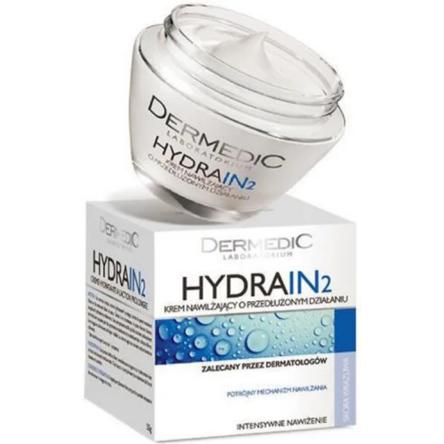 Dermedic HYDRAIN 2 Moisturising Face Cream 50g DRY SKIN Prolonged Hydration