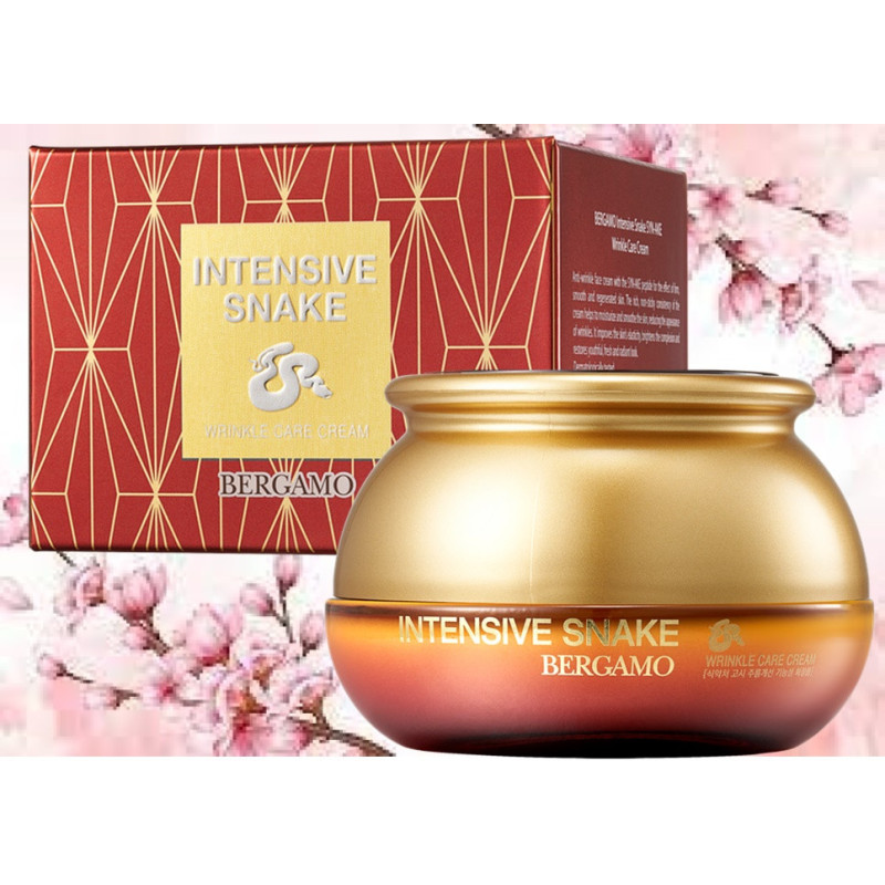 Face Cream, Intensive Snake ,Bergamo Korean Cosmetics