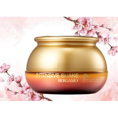 Face Cream, Intensive Snake ,Bergamo Korean Cosmetics