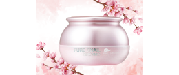 Face Cream with Pure Snail Mucus Extract with Aloe, Bergamo Korean Cosmetics