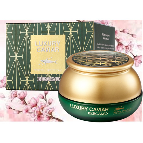 Anti Wrinkle Face Cream Luxury Caviar, Bergamo Korean Cosmetics