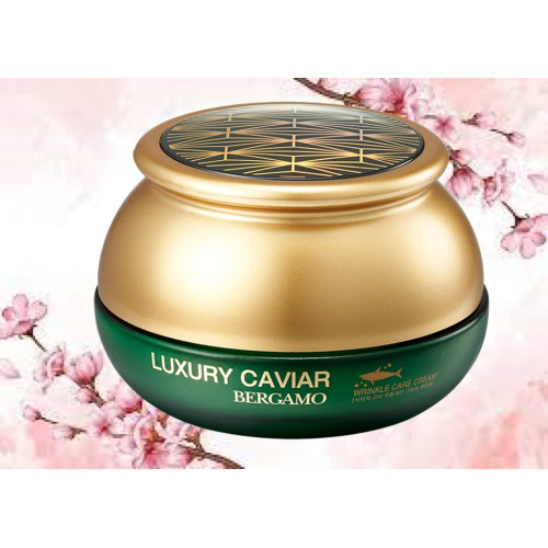 Anti Wrinkle Face Cream Luxury Caviar, Bergamo Korean Cosmetics