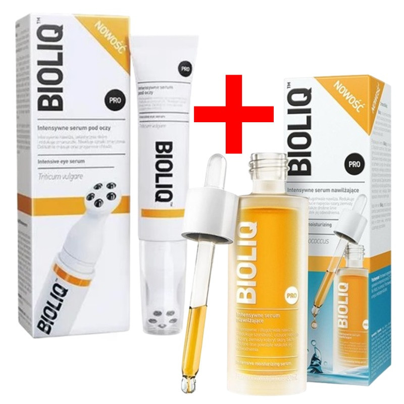 Bioliq PRO Intensive eye serum roll-on + Intensive moisturizing serum SET