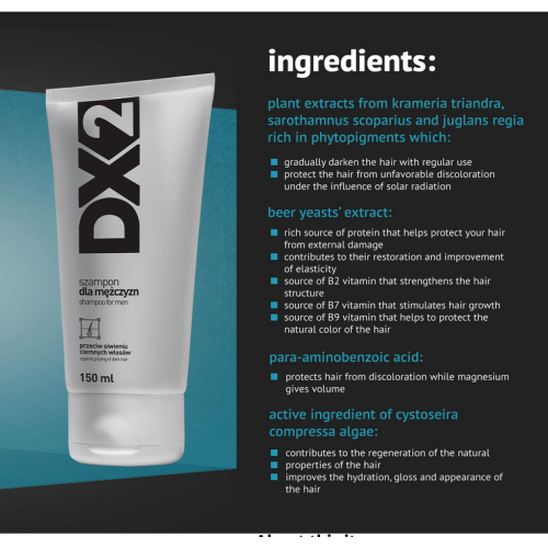 DX2 Anti-Graying Shampoo 150ml