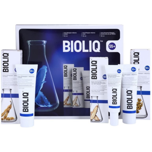 BIOLIQ 55+ Gift Set lifting and nourishing Day cream 50ml / Night 50ml / Eye cream 15ml